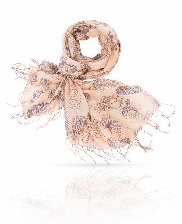 Палантин Женский S20-LEAF/POWDER.GREY